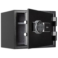 Сейф огнестойкий DELI "ET586" электронный замок + ключ, 380х300х300 мм, 18,3 кг, черный