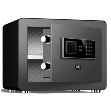 Сейф DELI "ET570" электронный замок + ключ, 380х290х300 мм, 13,3 кг, черный