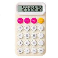 Калькулятор карманный DELI "Pupubaby M12" 8-разрядный, 110х64х13.6 мм, желтый