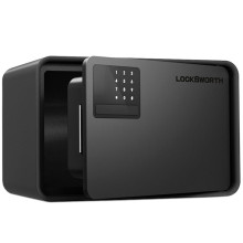 Сейф LockSworth электронный замок + ключ, 200х310х200 мм, 4 кг, черный